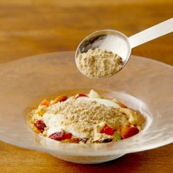 ヨーグルトにゴマプードル ごまおから