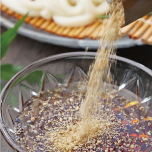 すりごま、ヘルシーすりごま、そうめん、めんつゆ