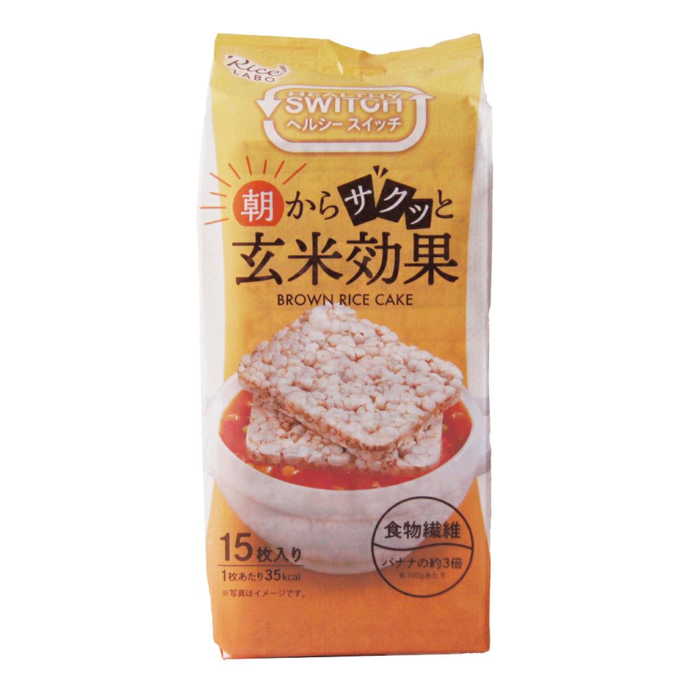 ブラウンライスケーキ